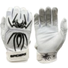 2022 Spiderz ENDITE Batting Gloves: White And Black -Baseball Equip Shop 22EnditeWhiteBlack