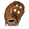 Wilson Aura A900 33" Fastpitch Catcher's Mitt : WTA09RF20FPCM -Baseball Equip Shop A09RF20CM 0 Aura FP Catchers Mitt 33 BritishTan White Back