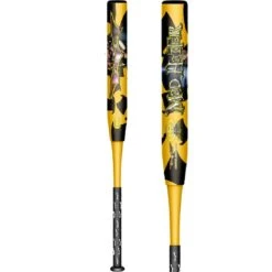 Featured Products 10 2022 Monsta Mad Hatter "Gold" 12.5" USA/ASA Slowpitch Softball Bat: Collectors Edition