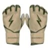 Bruce Bolt Premium Pro Military Series Long Cuff Batting Gloves: Beige -Baseball Equip Shop IMG 0880