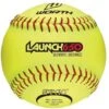 Worth 12" Launch 650 Ultimate Distance Slowpitch Softballs (Dozen): L650Y -Baseball Equip Shop L650Y