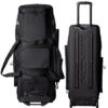 Miken MKMK7X Black Pro Wheeled Roller Bat Bag: MKMK7X-PRO-BLK -Baseball Equip Shop MKMK7X PROBLACKFrontandBack