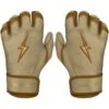 Bruce Bolt PREMIUM PRO Gold Series Batting Gloves: Short Cuff -Baseball Equip Shop SC GLD HERO