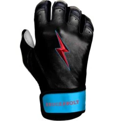 Bruce Bolt PREMIUM PRO BRINSON Series Short Cuff Batting Gloves: Black -Baseball Equip Shop SC LBB RIGHT