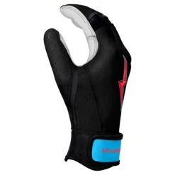 Bruce Bolt PREMIUM PRO BRINSON Series Short Cuff Batting Gloves: Black -Baseball Equip Shop SC LBB SIDE
