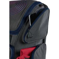 DeMarini Special Ops Front Line Wheeled Roller Bag: WB57109 17 DeMarini Special Ops Front Line Wheeled Roller Bag: WB57109 -Baseball Equip Shop SidePocketView