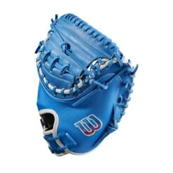 2023 Wilson A2000 Love The Moment CM33 33" Baseball Catcher's Mitt: WBW10084833 -Baseball Equip Shop WBW100848 2 A2000 C LTM CM33 33 AutismSpeaksBlue.png.cq5dam.web .1200.1200