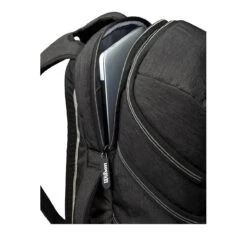 Wilson A2000 Players Backpack Bat Bag: WTA2000 -Baseball Equip Shop WTA20BPBL 4 Wilson A2000 Backpack Black Silver Laptop.png.cq5dam.web .1200.1200
