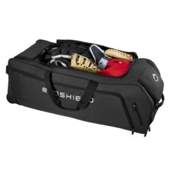 Evoshield Stone Wall Wheeled Bag (Multiple Colors): WTV9400 -Baseball Equip Shop WTV9400BL 4 Evoshield Stonewall Wheeled Bag Interior.png.cq5dam.web .1200.1200