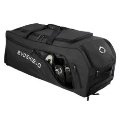 Evoshield Stone Wall Wheeled Bag (Multiple Colors): WTV9400 -Baseball Equip Shop WTV9400BL 6 Evoshield Stonewall Wheeled Bag Catcher Pocket a.png.cq5dam.web .1200.1200