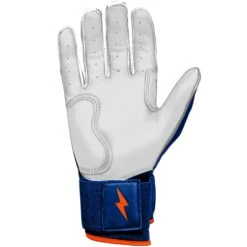 Bruce Bolt PREMIUM PRO NIMMO Long Cuff Batting Gloves: Mets Blue -Baseball Equip Shop premium pro nimmo series long cuff batting gloves blue gloves brucebolt 291082