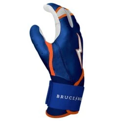 Bruce Bolt PREMIUM PRO NIMMO Long Cuff Batting Gloves: Mets Blue -Baseball Equip Shop premium pro nimmo series long cuff batting gloves blue gloves brucebolt 716185