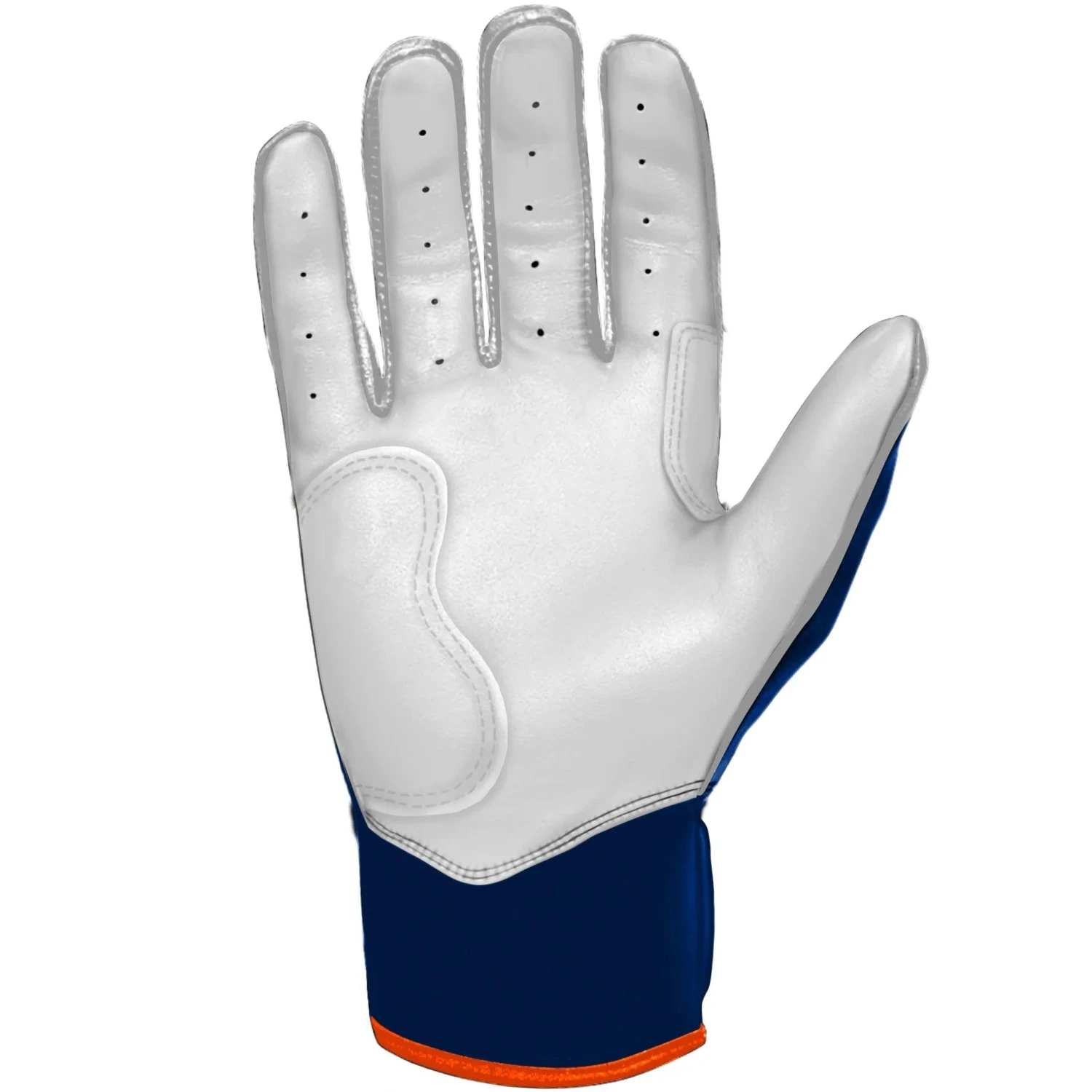 Bruce Bolt PREMIUM PRO NIMMO Short Cuff Batting Gloves: Blue 8 Bruce Bolt PREMIUM PRO NIMMO Short Cuff Batting Gloves: Blue - Image 6